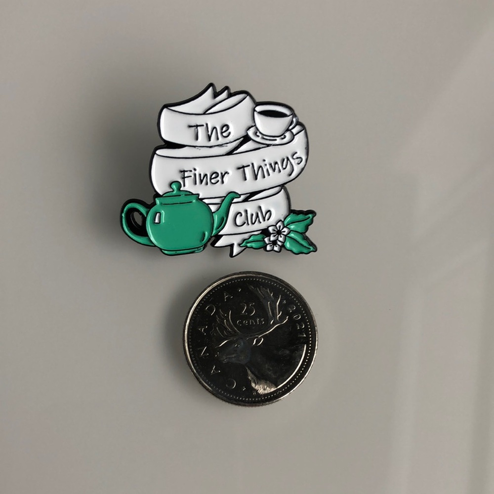 🟥SOLD🟥💰3 for $30💰 The Office- The Finer Things Club Enamel Pin Brooch